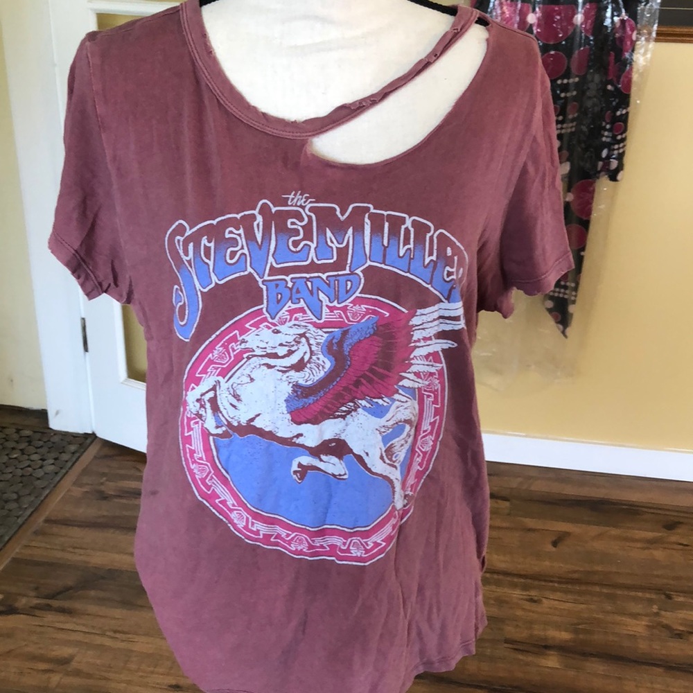 Destroyed Steve Miller Band tribute shirt